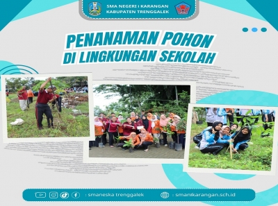 SMANESKA GELAR AKSI REBOISASI DI LINGKUNGAN SEKOLAH