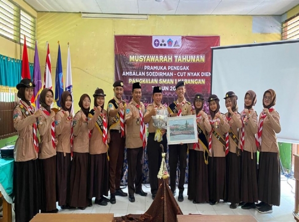 PRAMUKA SMAN 1 KARANGAN SELENGGARAKAN GIAT MUSTEGAK
