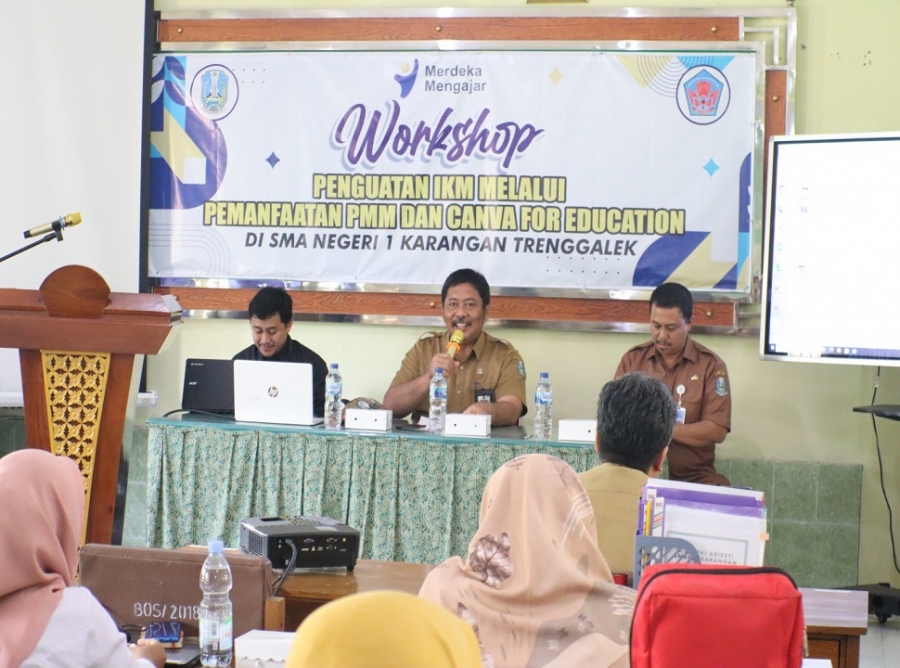 SMAN 1 KARANGAN SELENGGARAKAN WORKSHOP PENGUATAN IKM