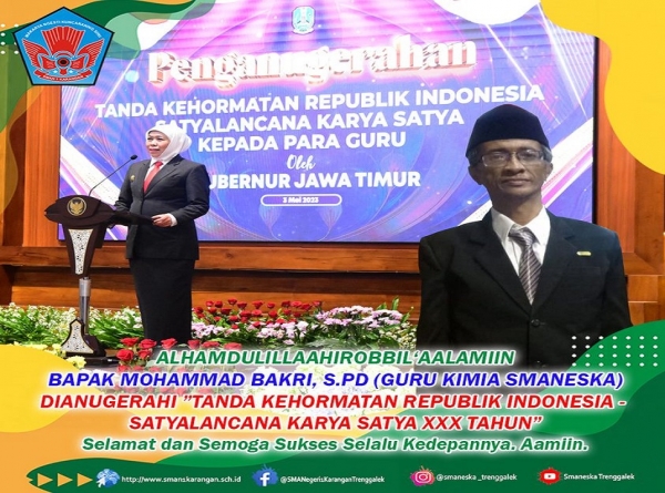 BAPAK BAKRI SMANESKA RAIH ANUGERAH SATYA LENCANA XXX