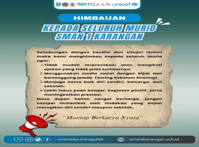 JANGAN MUDAH TERPROFOKASI, BIJAK BERMEDSOS &amp; FOKUS PRESTASI