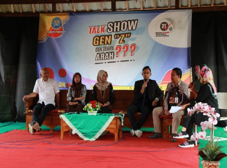 TALSK SHOW GEN “Z” KOLABORASI SMANESKA DENGAN BNNK TRENGGALEK