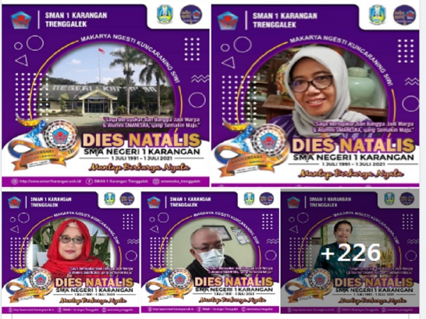 ALBUM KENANGAN "UCAPAN 30TH SMANESKA TERCINTA" TAHUN 2021