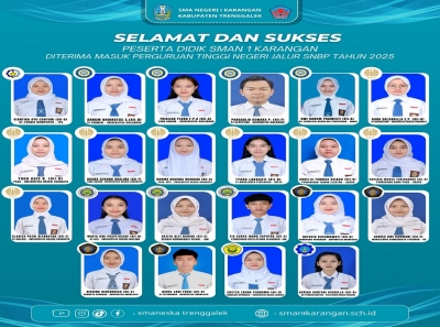 22 PESERTA DIDIK SMANESKA LOLOS SNBP 2025 DI PTN PILIHAN