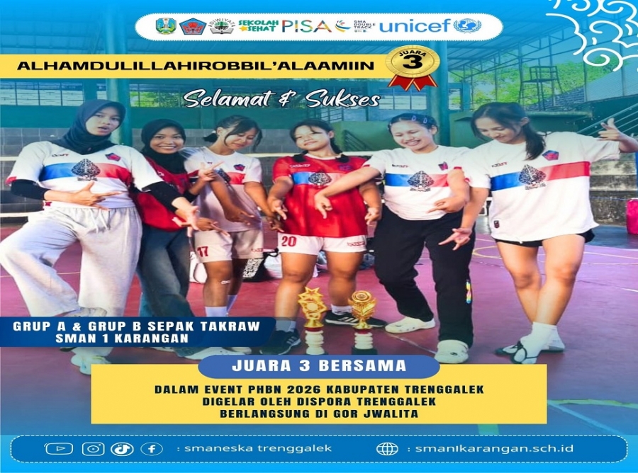 GRUP A &amp; GRUP B SEPAK TAKRAW SMANESKA RAIH JUARA 3 PHBN 2026