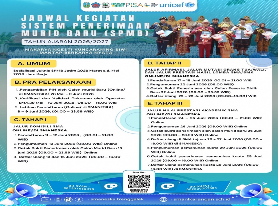 SAATNYA DAFTAR SMA, YUK PANTAU TERUS WEBSITE SPMB JATIM 2026