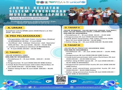 SAATNYA DAFTAR SMA, YUK PANTAU TERUS WEBSITE SPMB JATIM 2026