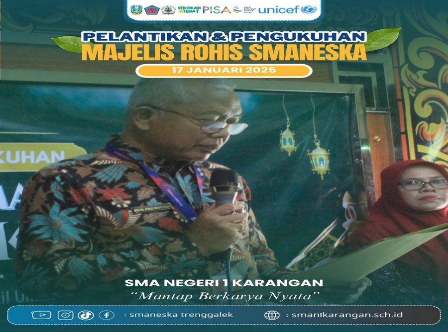 SMAN 1 KARANGAN RESMI LANTIK MAHISKA MASA BHAKTI 2025/2026