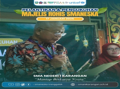 SMAN 1 KARANGAN RESMI LANTIK MAHISKA MASA BHAKTI 2025/2026