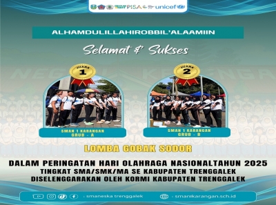 SMAN 1 KARANGAN BORONG 2 JUARA DI AJANG GOBAK SODOR 2025