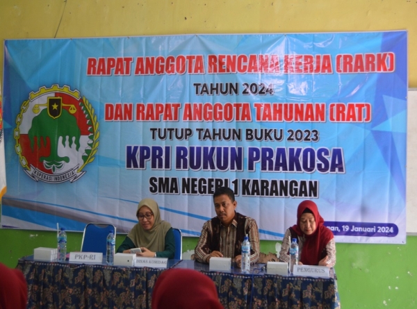 KOPERASI RUKUN PRAKOSO SMAN 1 KARANGAN GELAR RARK DAN RAT