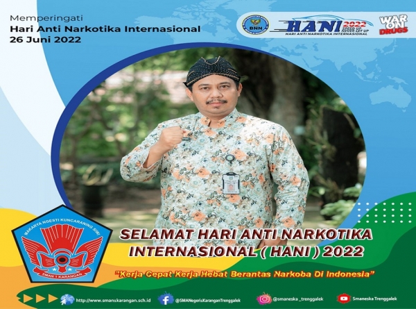 SELAMAT HARI ANTI NARKOTIKA INTERNASIONAL