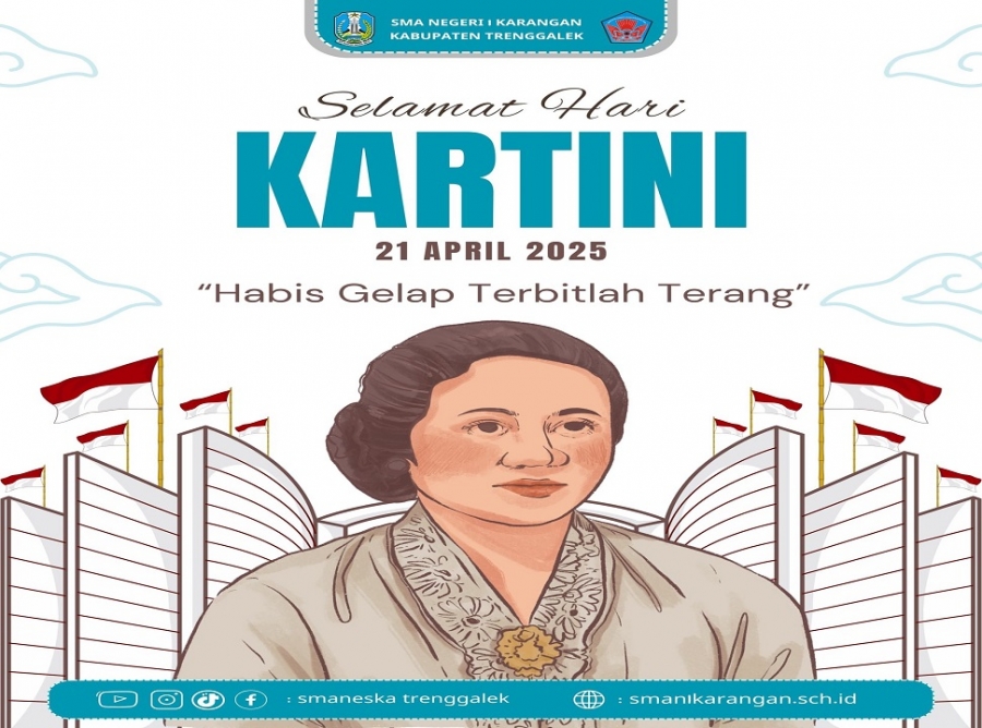 SMAN 1 KARANGAN UCAPKAN SELAMAT HARI KARTINI 21 APRIL 2025