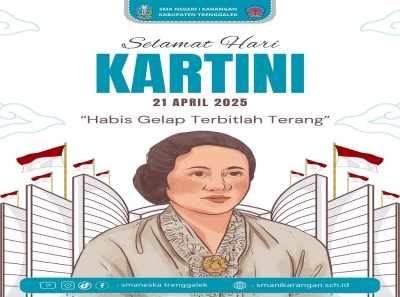 SMAN 1 KARANGAN UCAPKAN SELAMAT HARI KARTINI 21 APRIL 2025