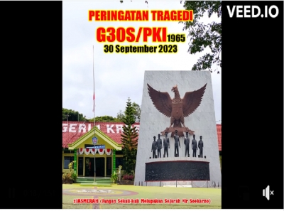 SMANESKA MENOLAK LUPA, PEMBERONTAKAN G30S PKI