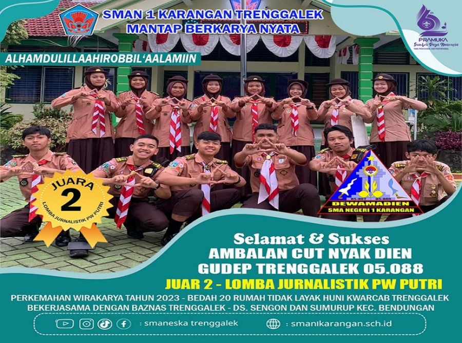 AMBALAN DEWAMADIEN RAIH JUARA 2 LOMBA JURNALISTIK PUTRI